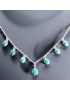 Collier Turquoise Argent 925