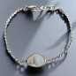 Bracelet Pierre de lune Facettée Argent 925