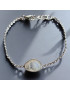 Bracelet Pierre de lune Facettée Argent 925