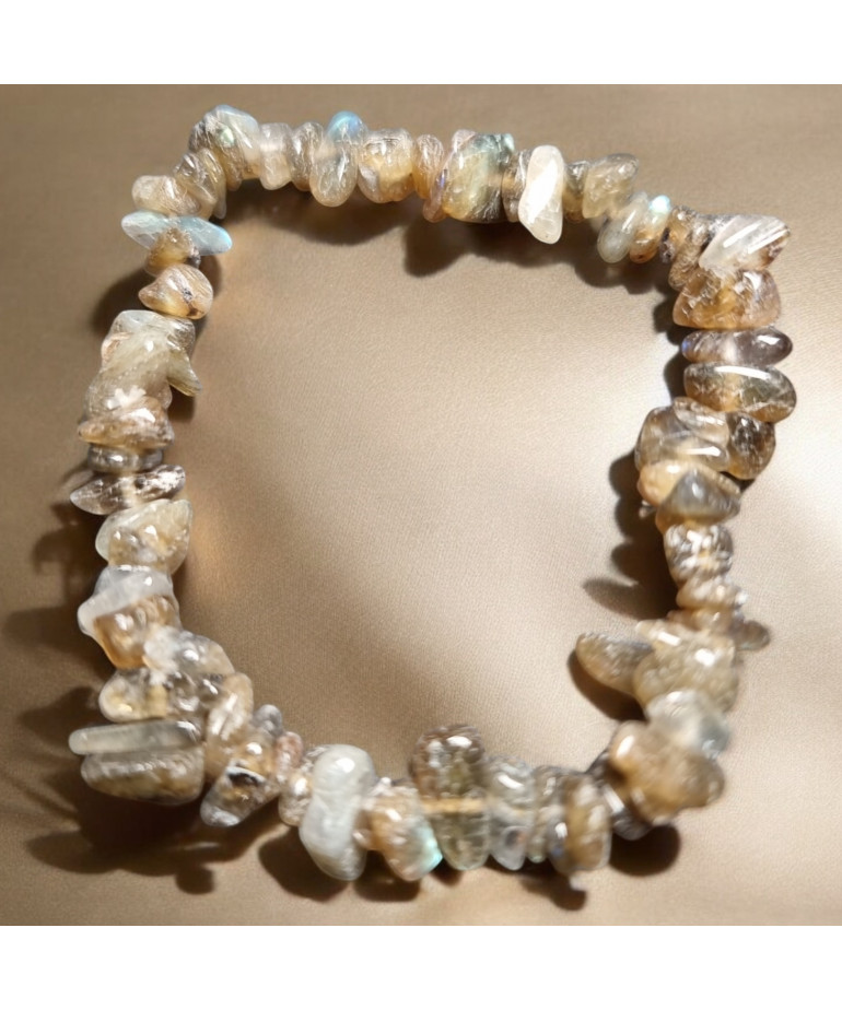 Bracelet Labradorite Baroque 19cm