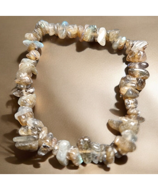 Bracelet Labradorite Baroque 19cm