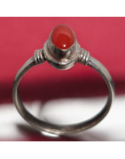 Bague Jaspe rouge Argent 925