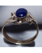 Bague Lapis-lazuli Argent 925 Taille 56