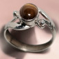 Bague Œil de tigre Argent 925 Taille 52