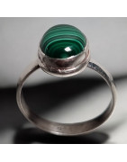 Bague Malachite Argent 925