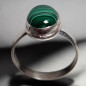 Bague Malachite Argent 925