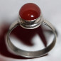 Bague Cornaline Argent 925 Taille 56