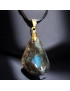 Pendentif Labradorite sur cordon