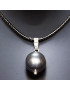 Pendentif Perle d'eau douce sur cordon
