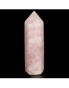 Obélisque Quartz rose 1012g