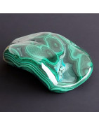 Pierre brute polie Malachite 112g