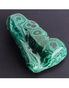 Pierre brut polie Malachite 138g