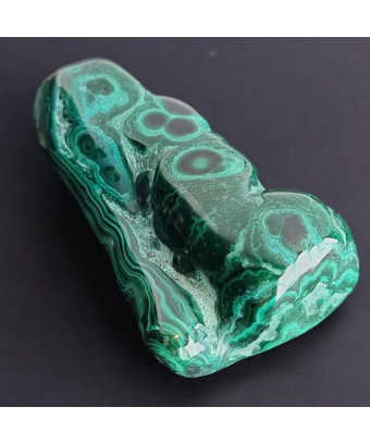 Pierre brut polie Malachite...