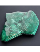 Pierre brute polie Malachite 257g