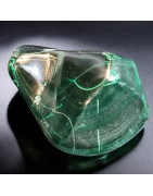 Pierre brute polie Malachite 57g