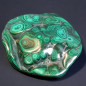 Pierre brute polie Malachite 148g