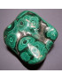 Pierre brute polie Malachite 83g