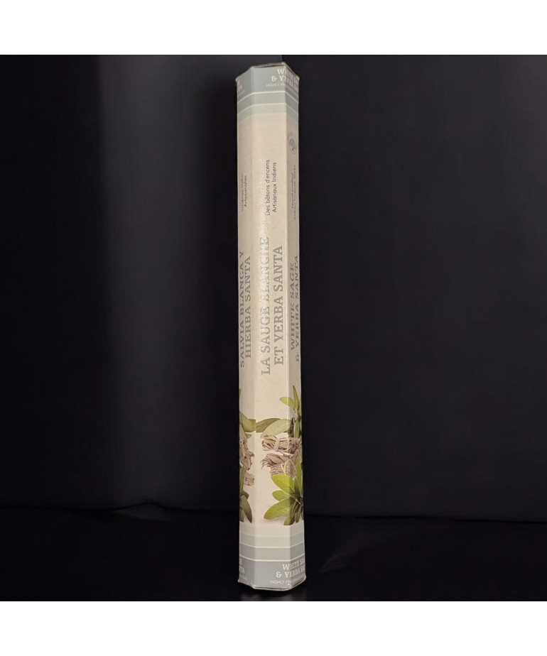 Encens Sauge Blanche et Yerba Santa 20 batônnets