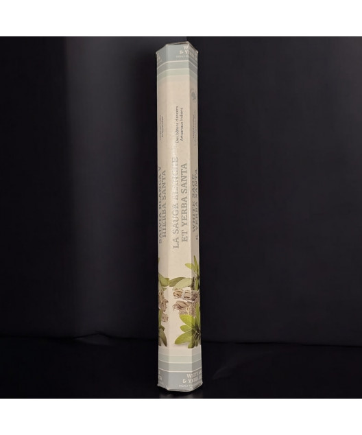 Encens Sauge Blanche et Yerba Santa 20 batônnets