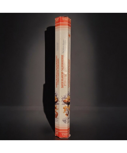 Encens Sauge Blanche de Californie et Palo Santo du Pérou 20 batônnets