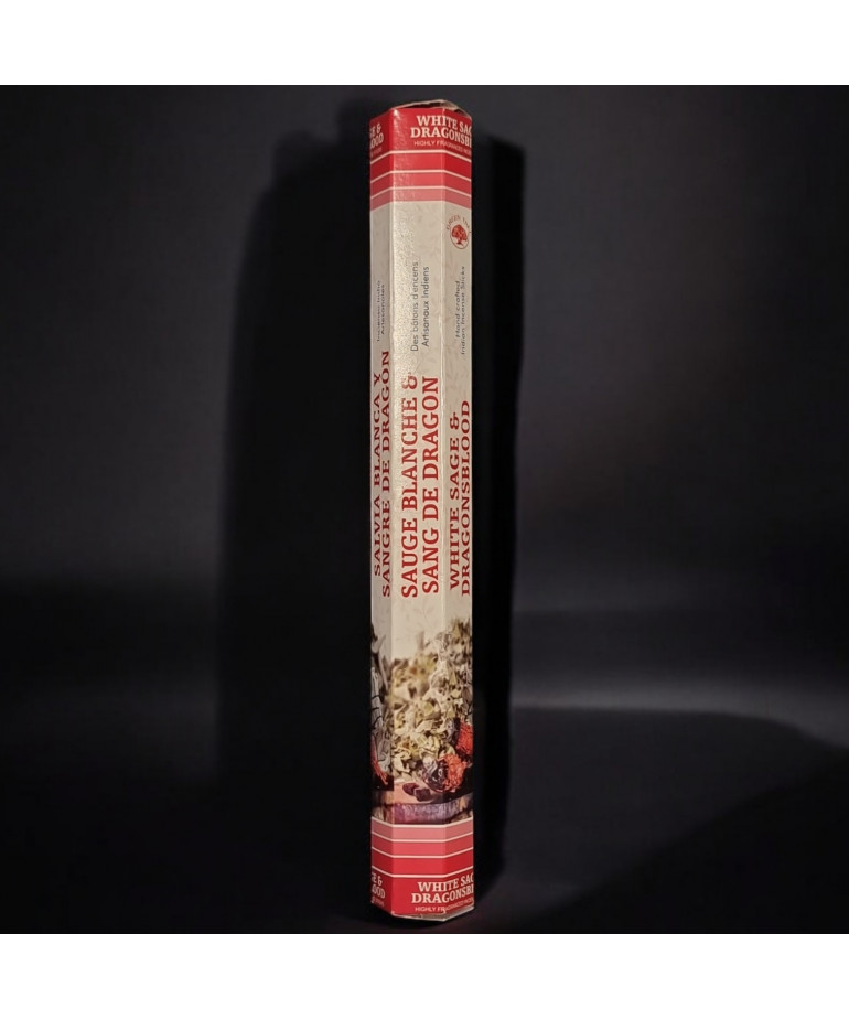 Encens Sauge Blanche et Sang de dragon 20 batônnets (s)