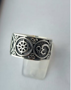 Bague 6 signes sacrés argent 925