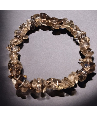 Bracelet Quartz fumé Baroque