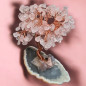 Arbre du bonheur Quartz rose 10cm