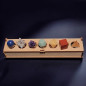 Solides de Platon 7 Chakras avec présentoir