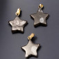 Pendentif Obsidienne neige Etoile