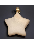 Pendentif Cristal opaque Etoile
