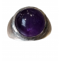 Bague améthyste argent 925 taille 57