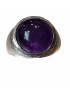 Bague améthyste argent 925 taille 57