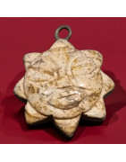 Pendentif  Jaspe paysage Soleil