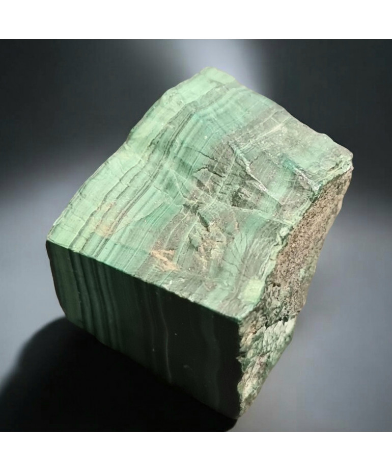 Pierre brute Malachite