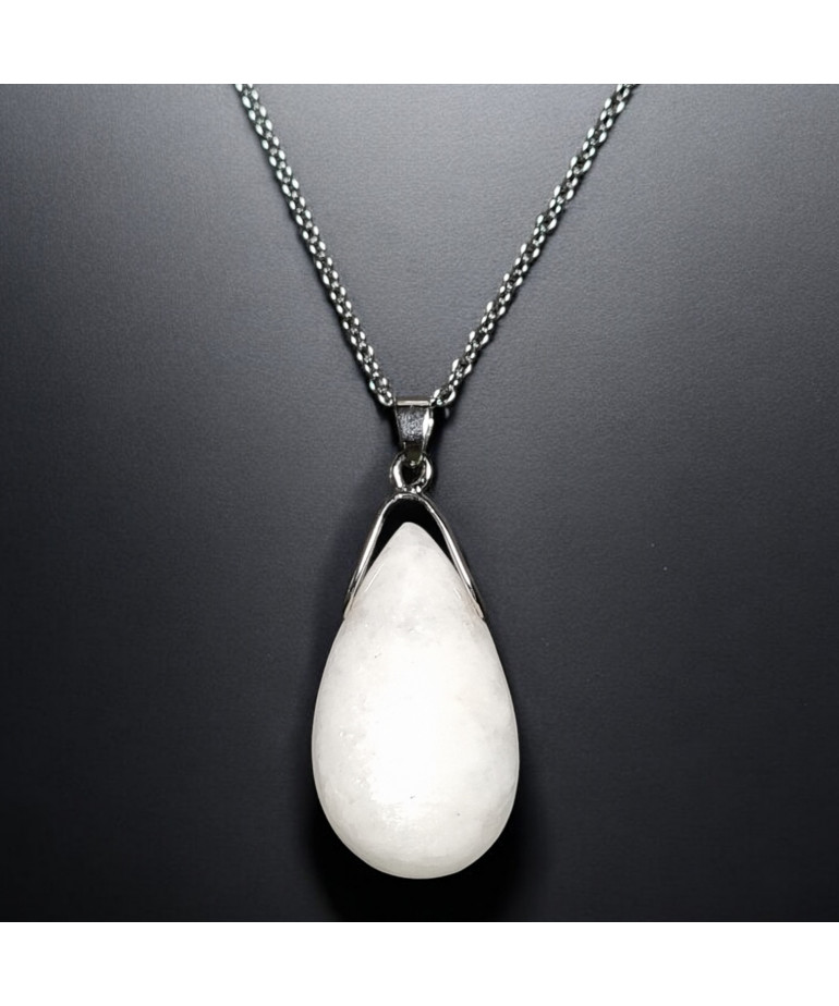 Pendentif Pierre de lune avec chaîne
