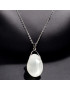 Pendentif Pierre de lune avec chaîne