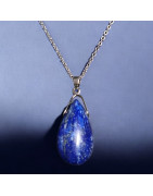 Pendentif Lapis-lazuli avec chaîne
