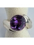 Bague améthyste argent 925 taille 51