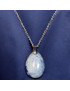 Pendentif Aventurine bleue avec chaîne