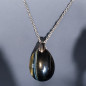 Pendentif Œil de faucon sur chaîne