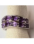 Bague améthyste argent 925