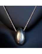 Pendentif Œil de faucon sur chaîne