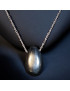 Pendentif Œil de faucon sur chaîne