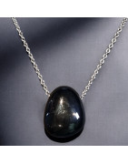 Pendentif Onyx sur chaîne