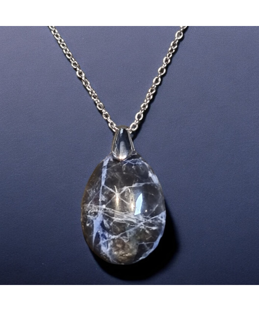 Pendentif Sodalite avec Chaîne (s)