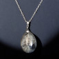 Pendentif Labradorite goutte avec chaîne