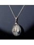 Pendentif Labradorite goutte avec chaîne