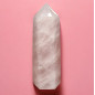 Obélisque Quartz rose 593g
