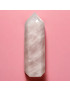 Obélisque Quartz rose 593g